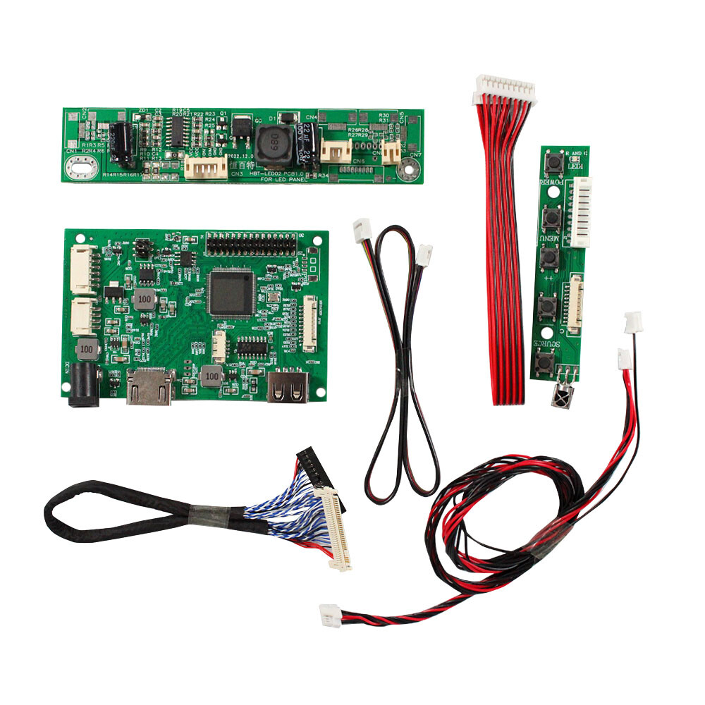 HD USB LCD Controller Board For 24inch 1920x360DV240FBM-NB0 LCD Screen