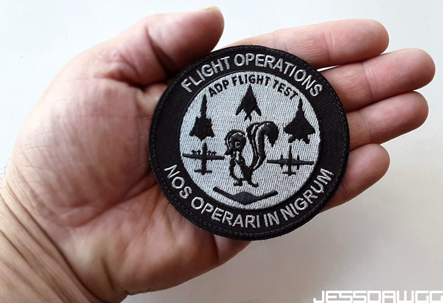3" patch Flight Operations ADP Flight Test USAF Skunkworks Lockheed Martin