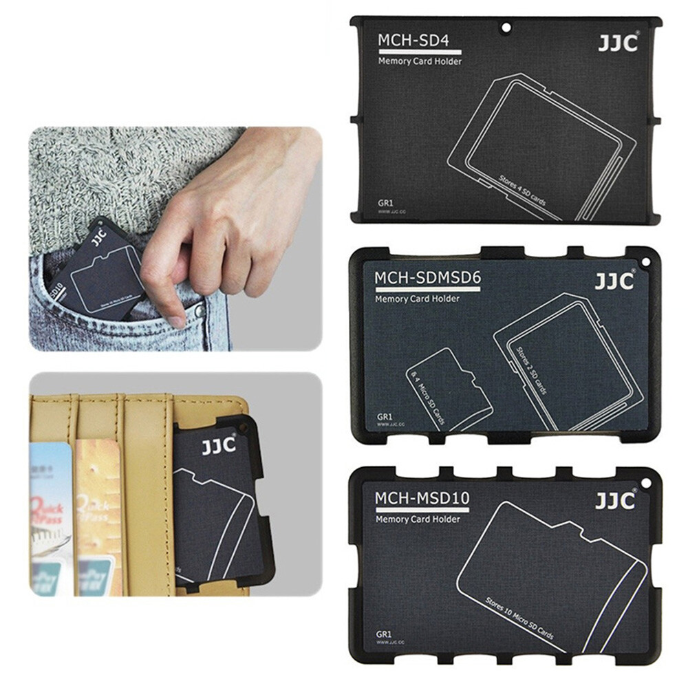 Portable Thin Memory Card Holder SD Card Storage Case for SD Micro SD TF Cards