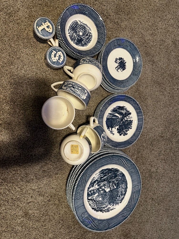 vintage dishes sets