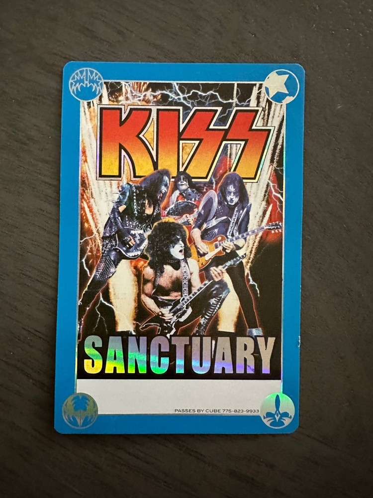 Kiss Aerosmith Authentic Record Release Party Pass 2003 RARE