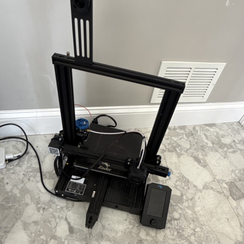 Ender 3D Printer Black with Control Box, Cables, High Precision, Easy Setup