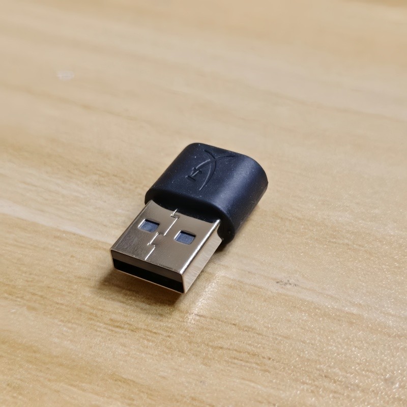 Sound Card original Type-C To USB adapter Port for HyperX Cloud III Headset