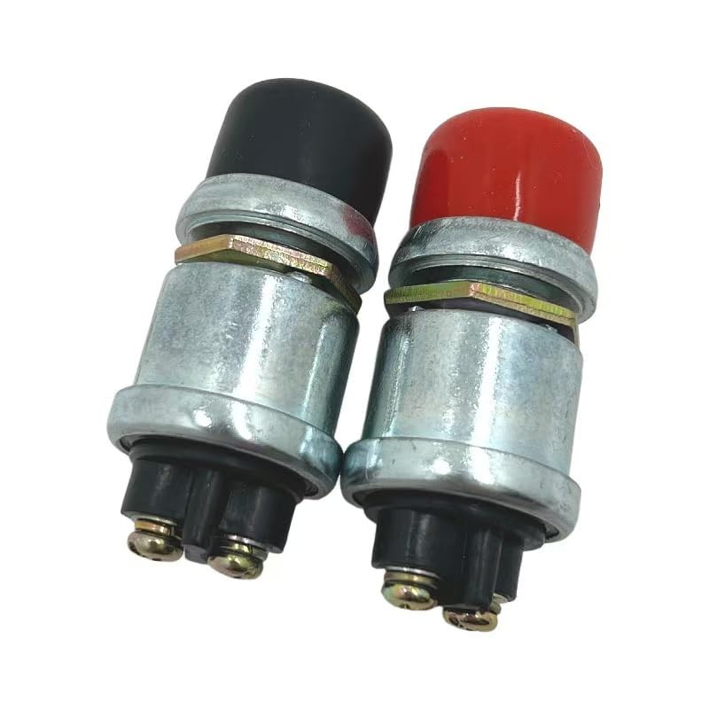 2pcs Engine Start Push Button Momentary 12v and 24v Waterproof Switch Push to