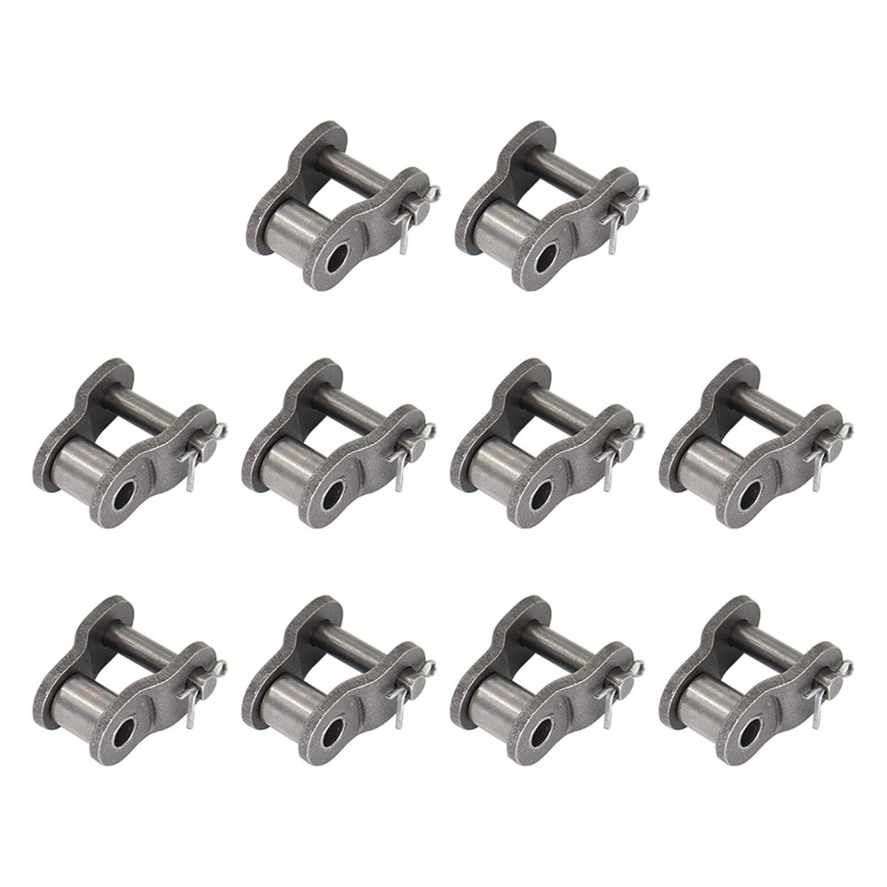 Durable 10PCS Offset Half Link Set - Carbon Steel for Enhanced Chain Performance