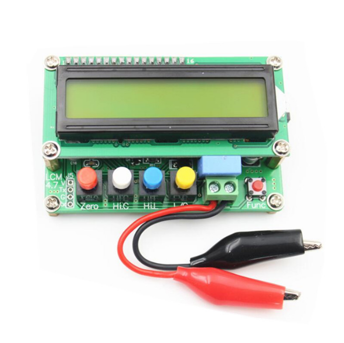 High Precise Digital LCD Capacitance meter inductance table tester & Test clip
