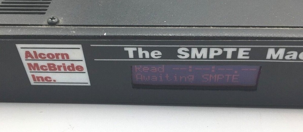 Alcorn McBride SMPTE Machine Timecode Reader And Generator PFLS12 Free Shipping