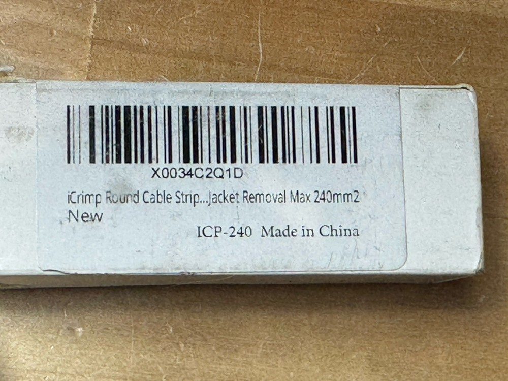 iCrimp Round Cable Stripper Cable Jacket Stripper Wire Stripping Tool New