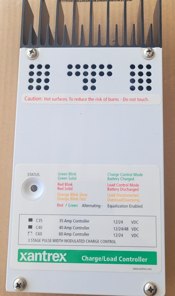 new Xantrex C60 Multifunction 12/24 Dc Charge/load Controller