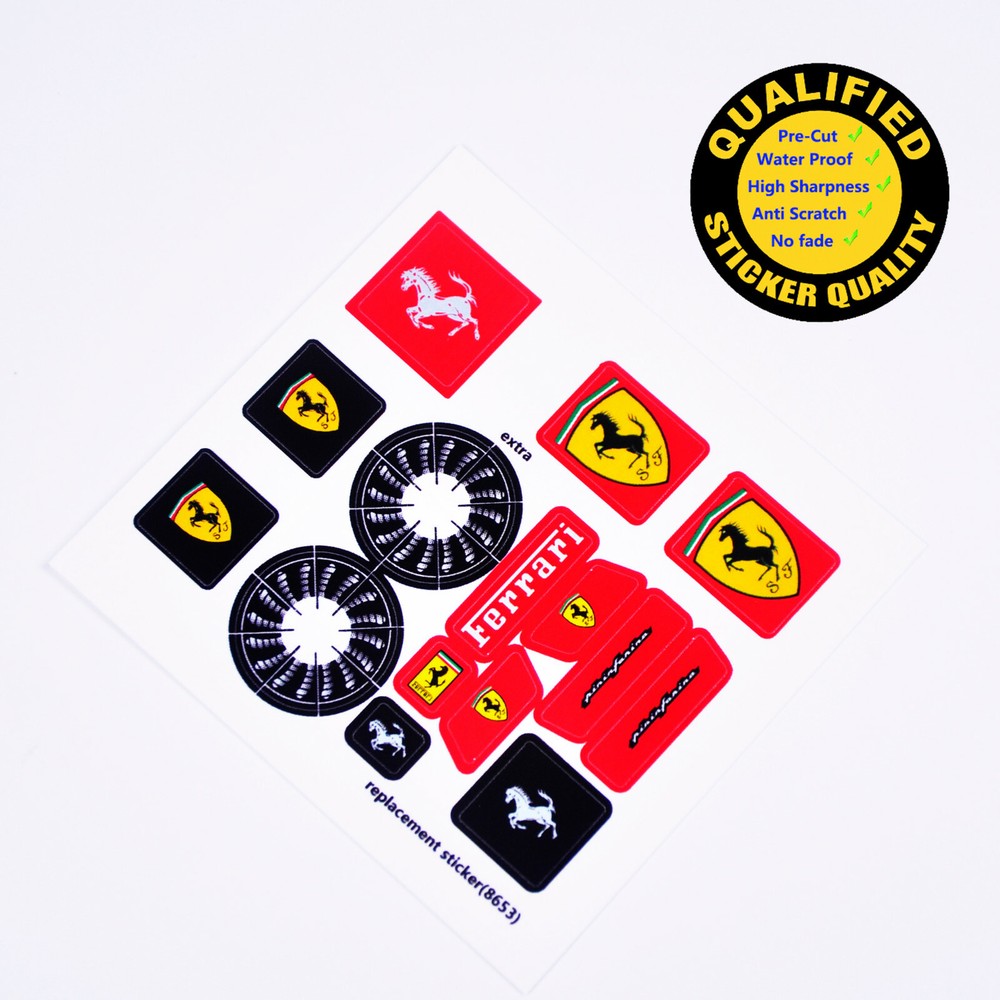 Replacement sticker for set 8653 Precut sticker
