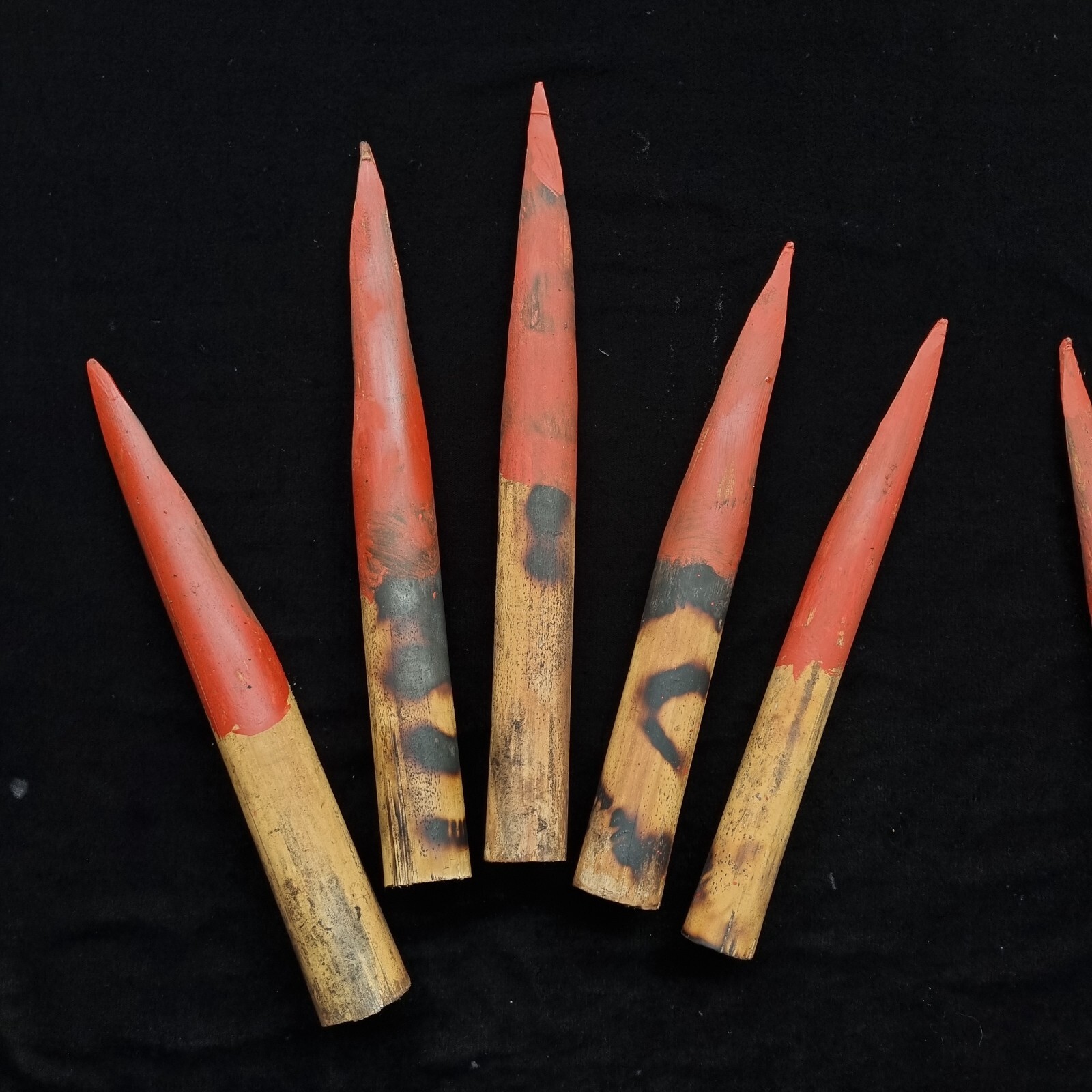 Asmat Bamboo Asaro Claws Mudmen Headhunter Papua New Guinea Carved Wooden Art