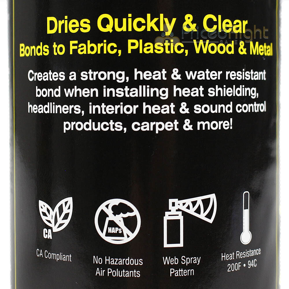 Hi Temp Spray Adhesive 13 oz Headliner Upholstery High Strength 2 Pack