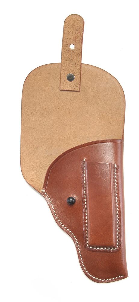 German WW2 CZ 27 Holster Dated 1942 Brown Leather