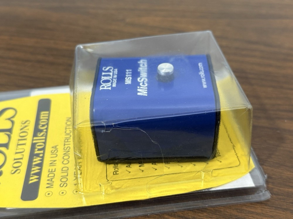 Rolls MS111 Microphone Muting Switch (New)