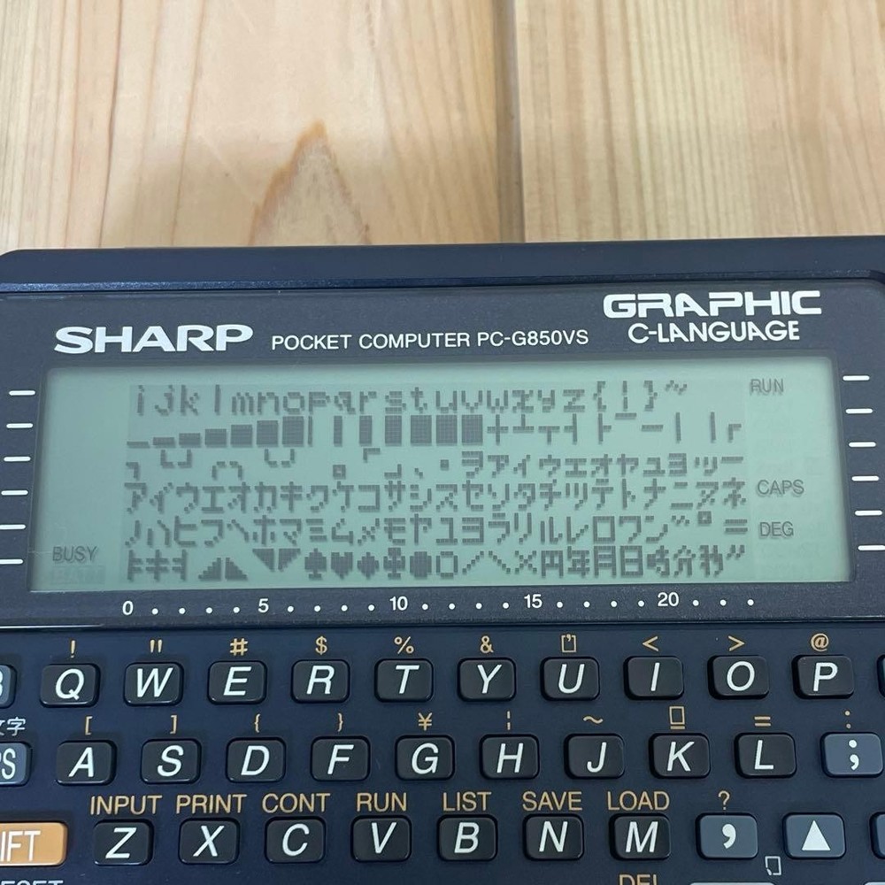 SHARP PC-G850VS Pocket Computer
