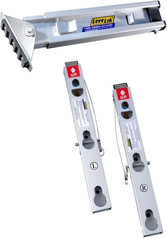 Ladder Leveler Stabilizer,Quick Connect Style,Complete Kit