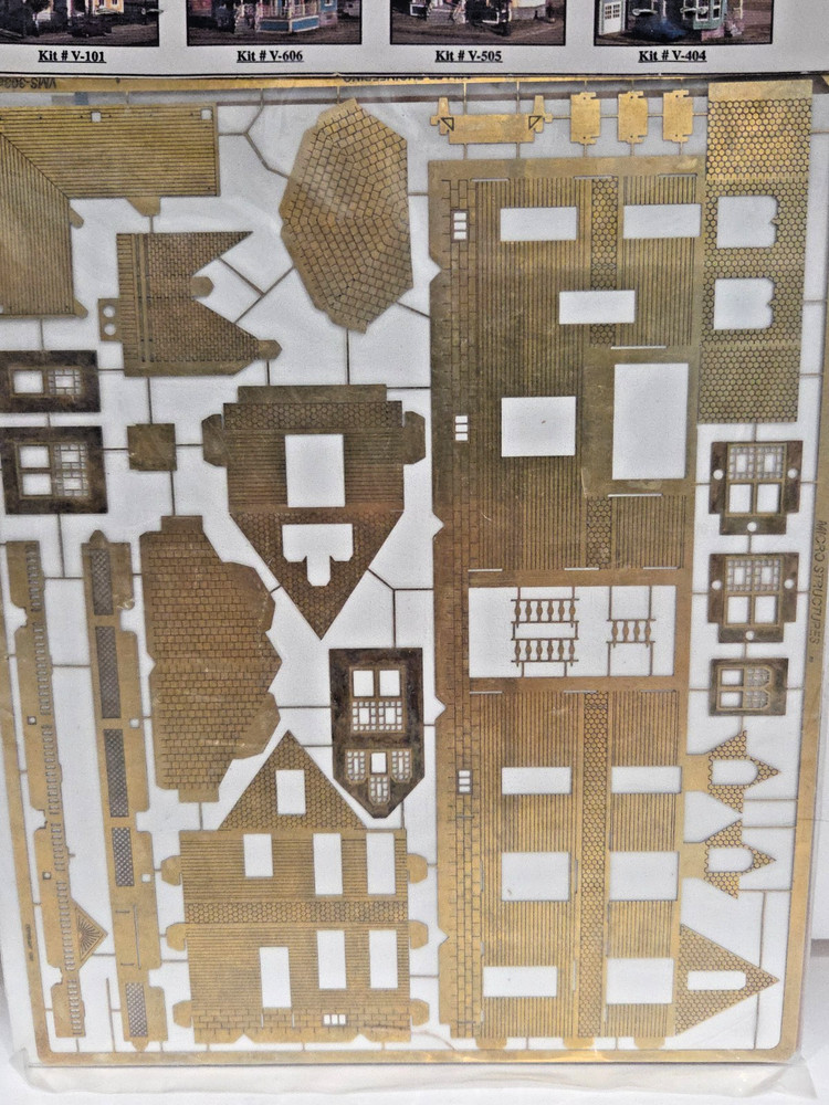 V404 BRASS - N scale Micro Structures " The Seattle" house kit