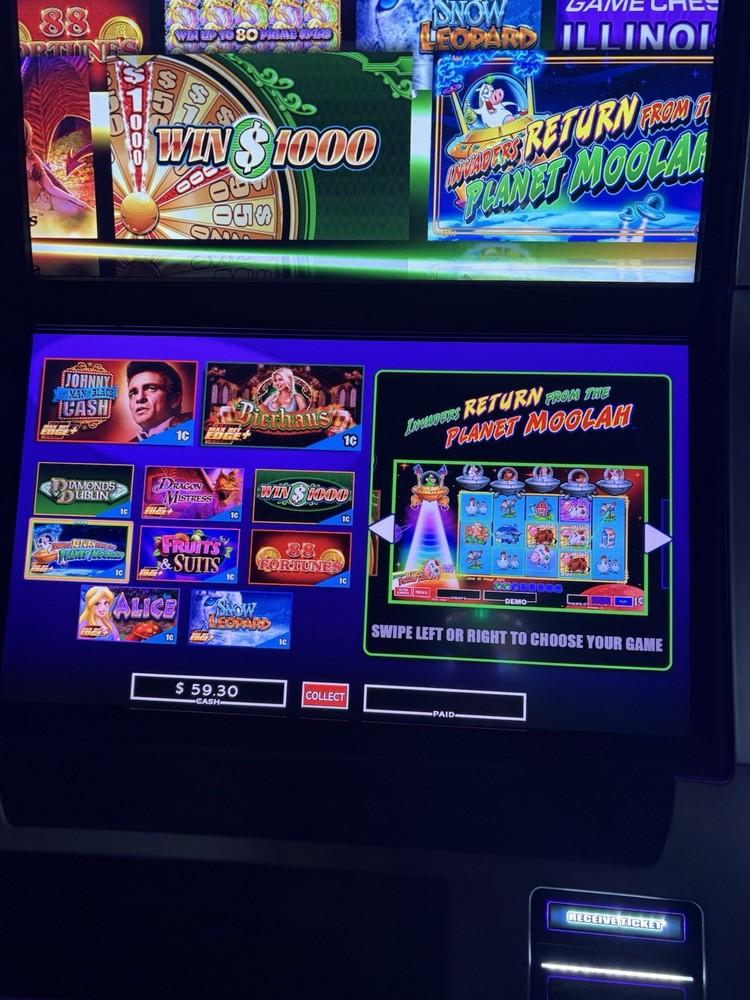 WMS BB3 INVADERS RETURN PLANET MOOLAH MULTIPLE GAME SLOT MACHINE SOFTWARE TESTED
