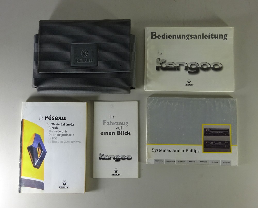 Board Folder + Operating Instructions / Manual Renault KANGOO I Stand 1998