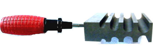 Devardi Glass Graphite Marver~ DONUT BEAD ROLLER/SHAPER, Lampwork Bead Making