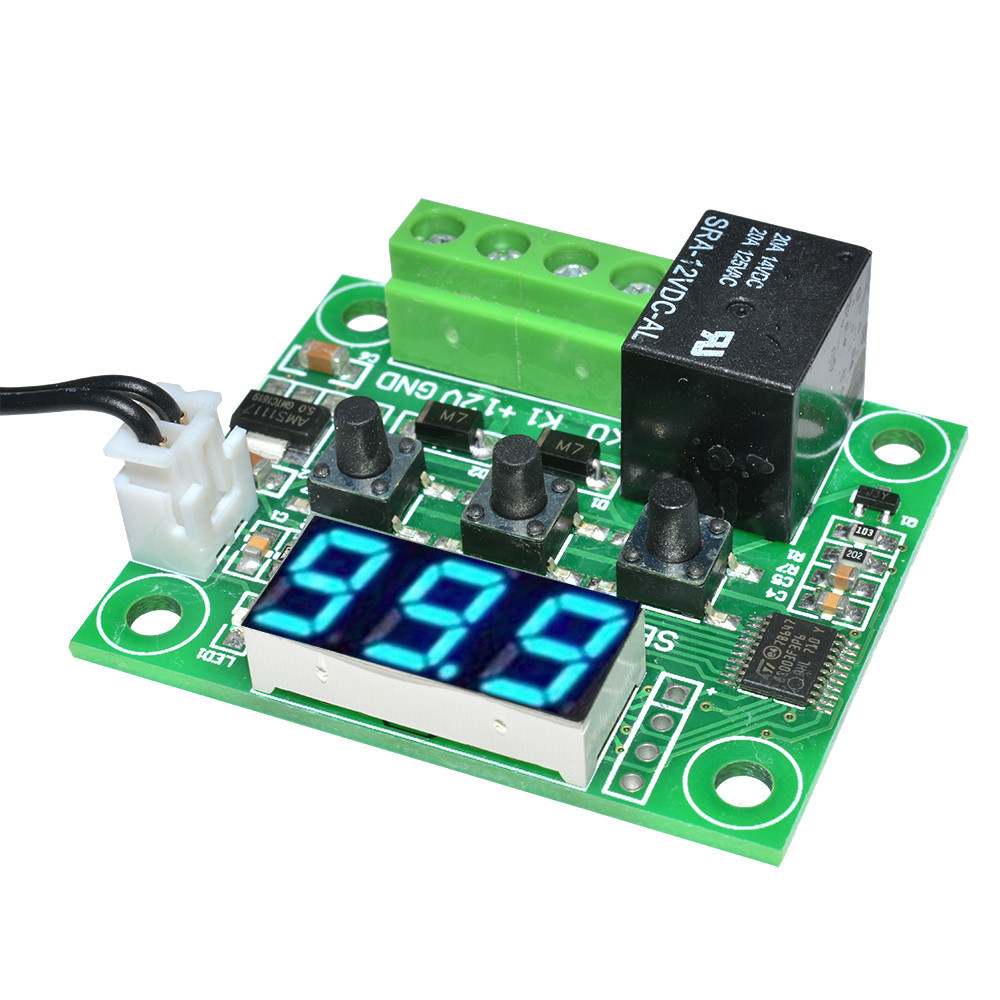 DC 12V W1209 Digital Blue LED Thermostat Temperature Control Switch Sensor