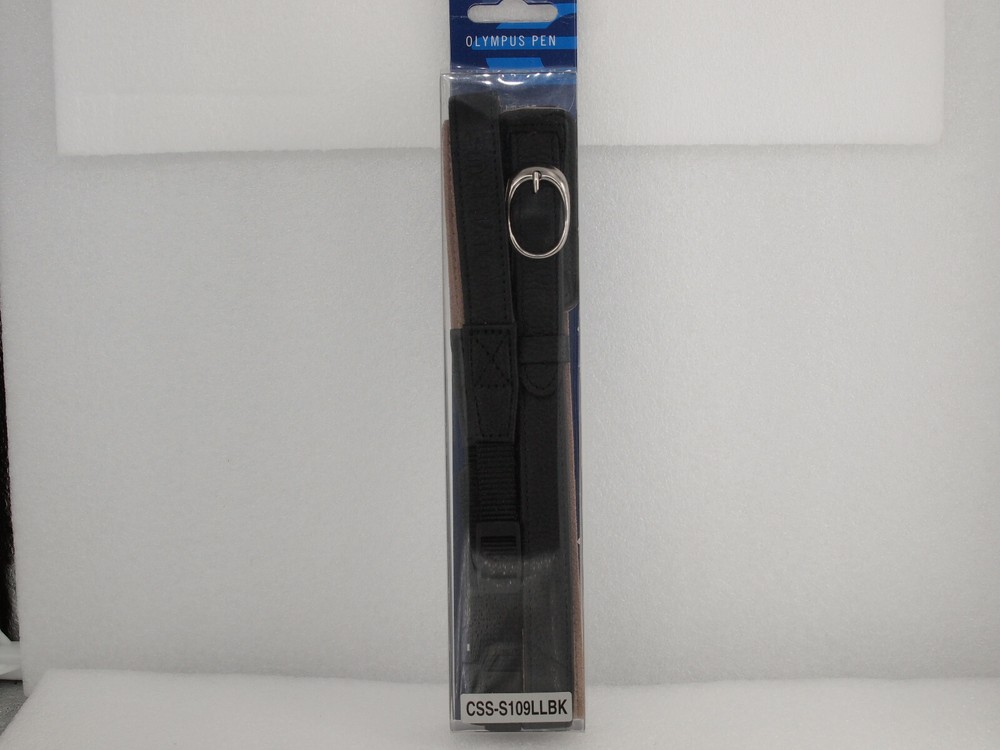 Olympus CSS-S109LL Leather Neck Strap - Black