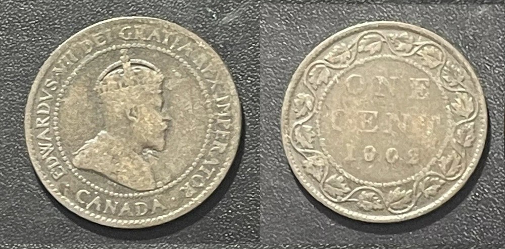 Canada 1902 Large Cent Edward VII #2
