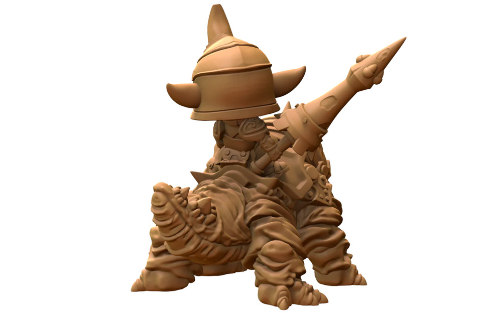 Capsule Chibi - Mounted Dark Elf