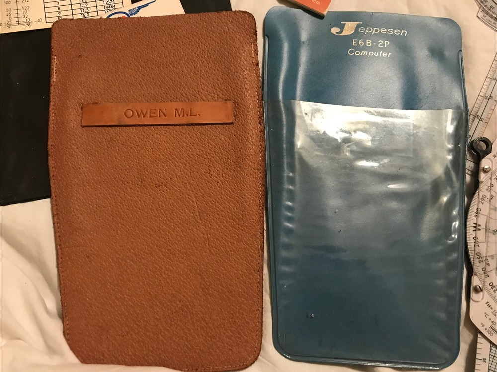 Vtg Air Navigation tools CPU ROTARY PLOTTER JEPPESEN COMPUTERS CESSNA Guides etc