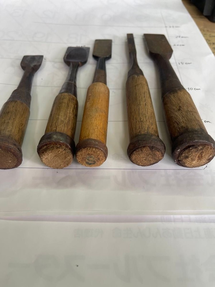 Generic 5pc Carpenter Chisels Hand Tools Set for Woodworking DIY Projects