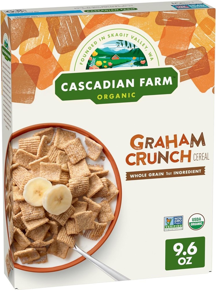 Organic Grah Crunch Cereal Box