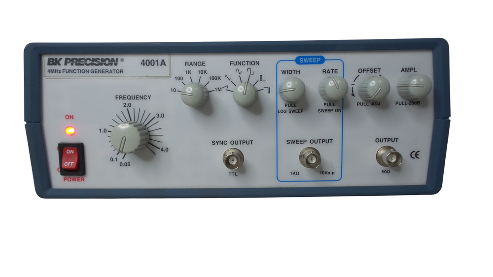 BK PRECISION 4001A 4MHz FUNCTION GENERATOR - Free Shipping