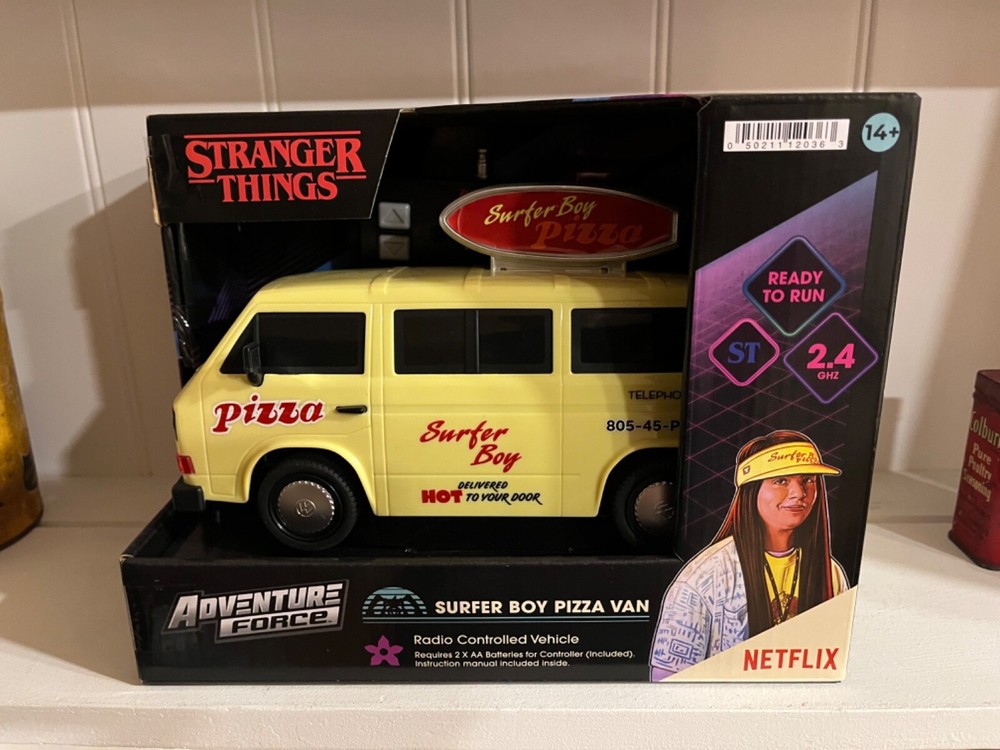 Surfer Boy Pizza Remote Control Van - Stranger Things - Vanagon - Argyle