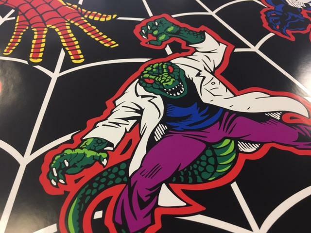 Spider-Man Side Art Arcade Artwork Decal Set