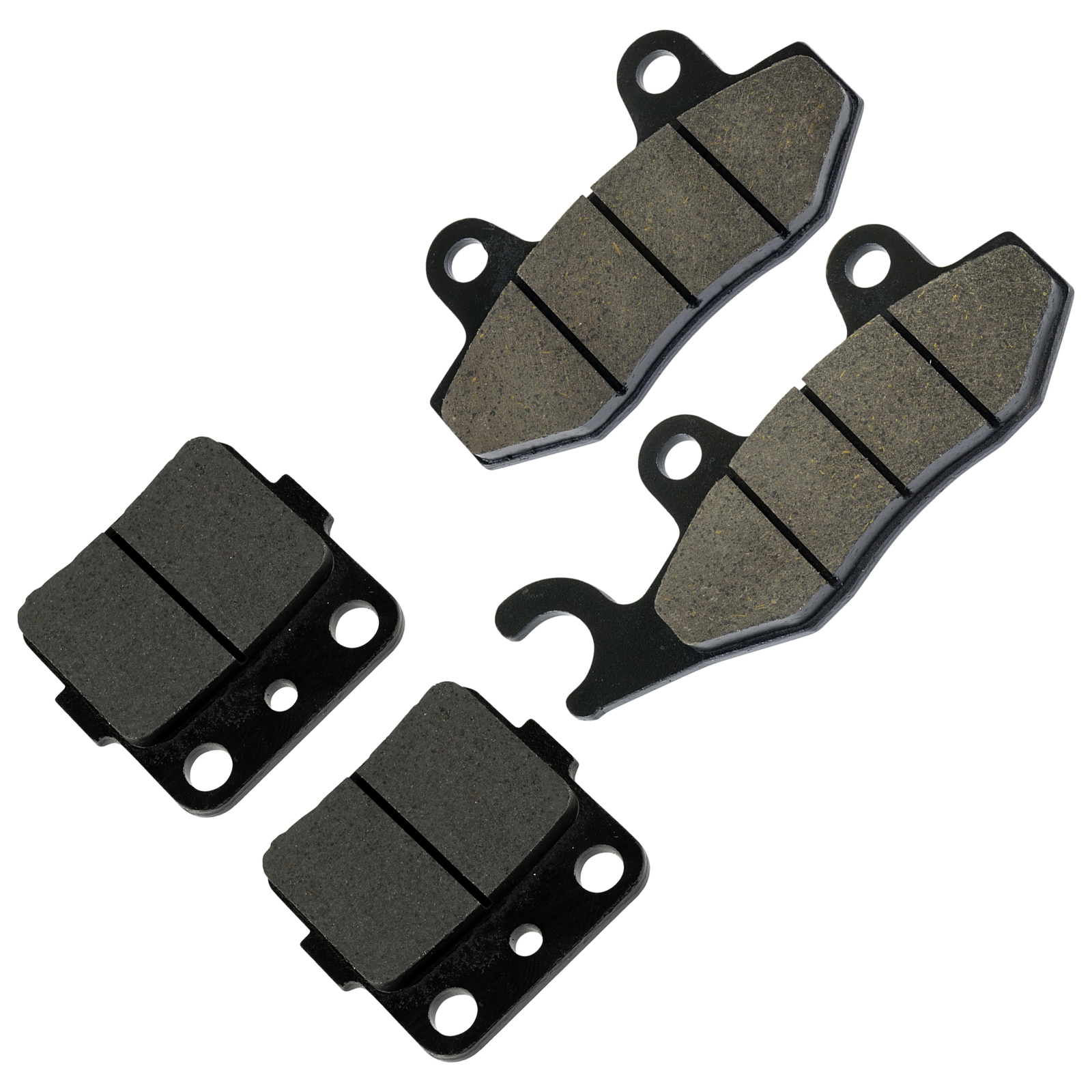 Caltric Front and Rear Brake Pads for Kawasaki KLX140 KLX140L 2008-2020