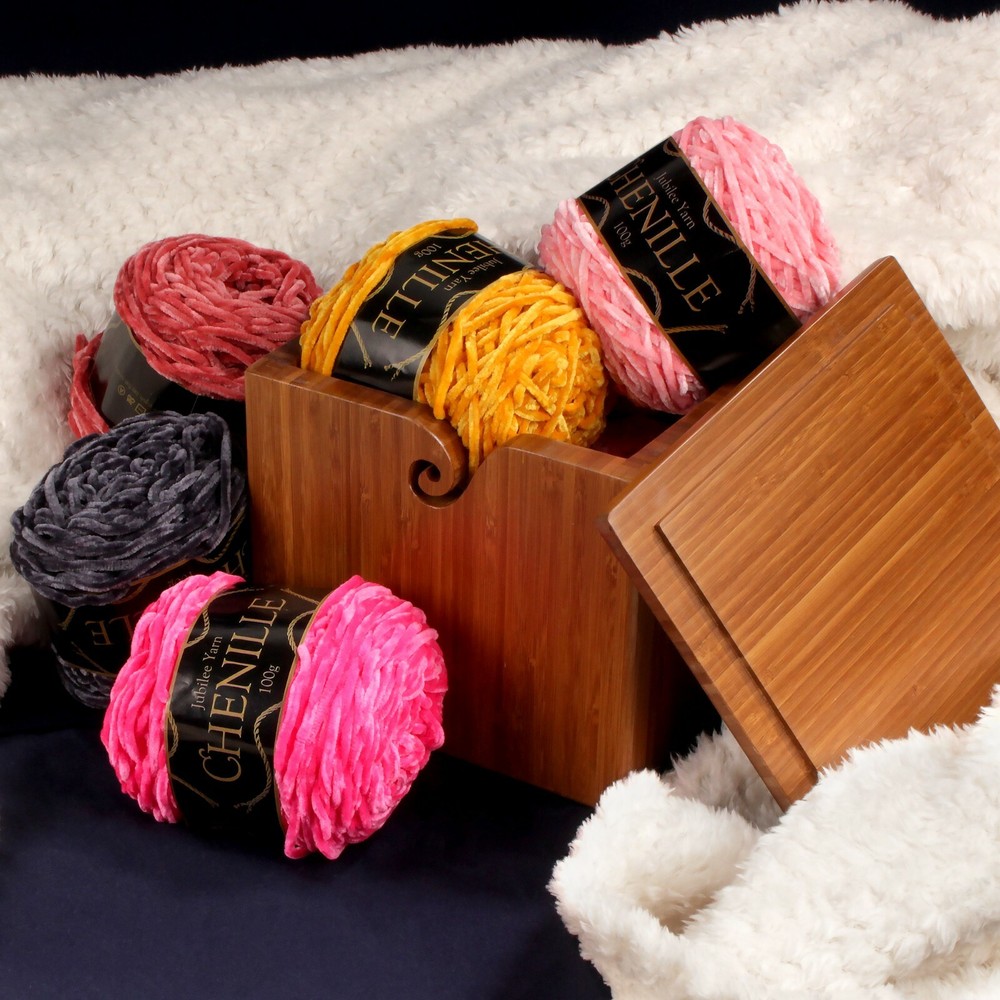 JubileeYarn Extra Large Bamboo Yarn Box