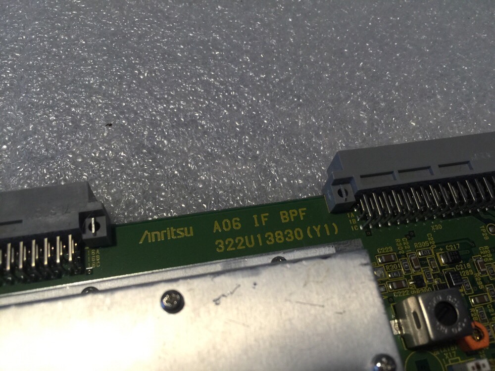 Anritsu/Wiltron Module/Board - A06 IF BPF 322U13830 (Y1) Vector Analyzer X1