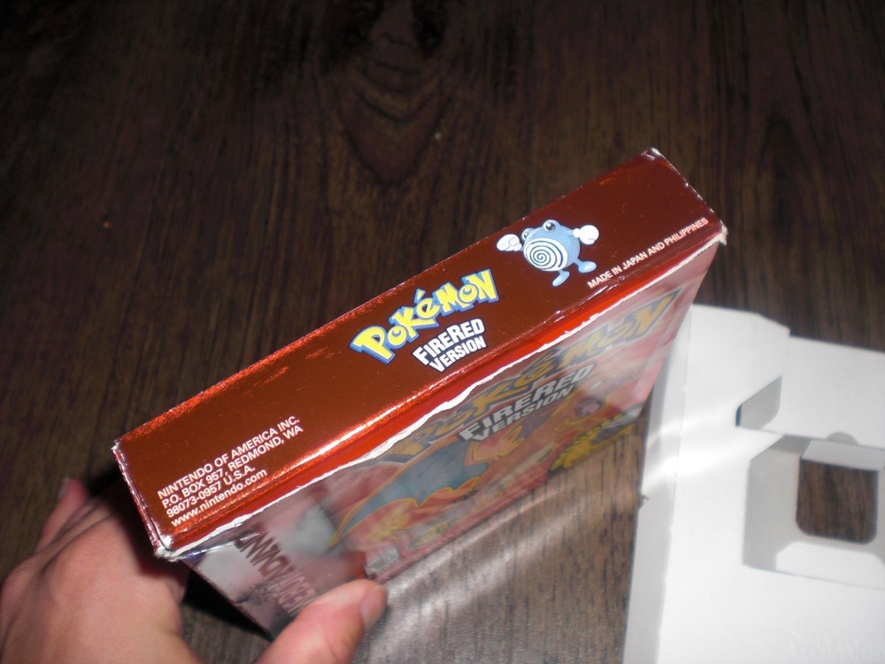 Pokémon FireRed Version Game Boy Advance GBA BOX + Inserts No Game AUTHENTIC OEM