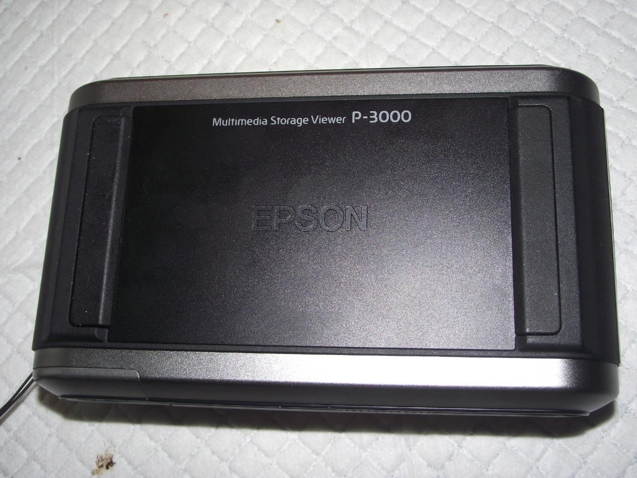 EPSON MULTIMEDIA VIEWER P-3000 PORTABLE STORAGE AND BACK UP