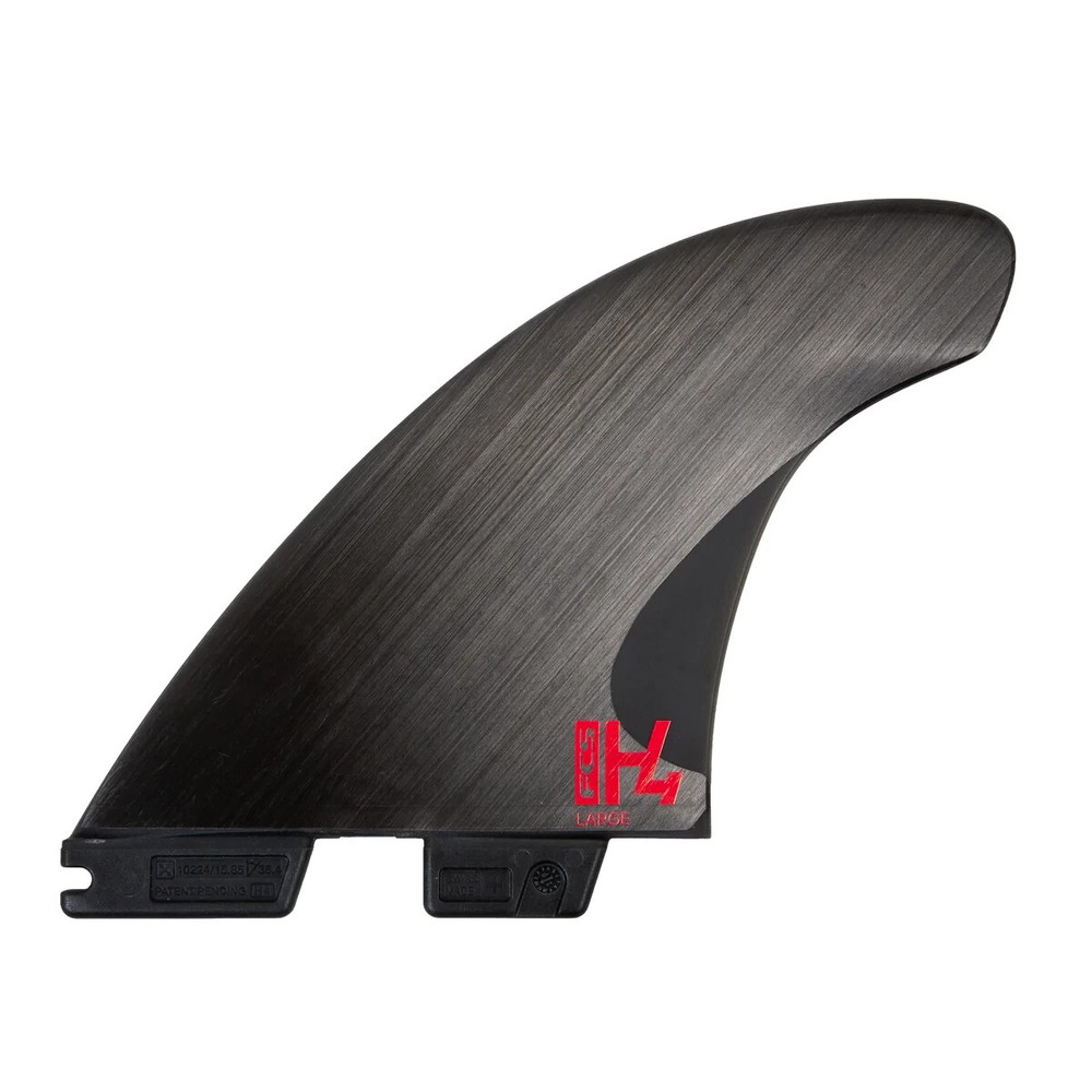 FCS II H4 Thruster Tri Fin Set - Size Medium