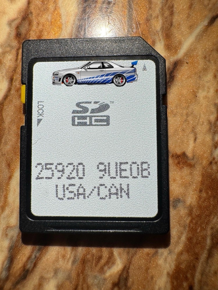 SD Navigation CARD MAP MEMORY 25920 9UE0B