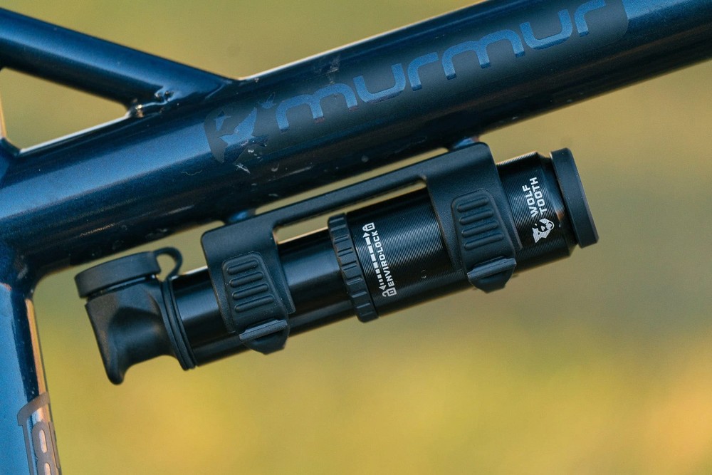 Wolf Tooth EnCase Pump Inline Mount with 2 Rubber Straps - Universal Frame