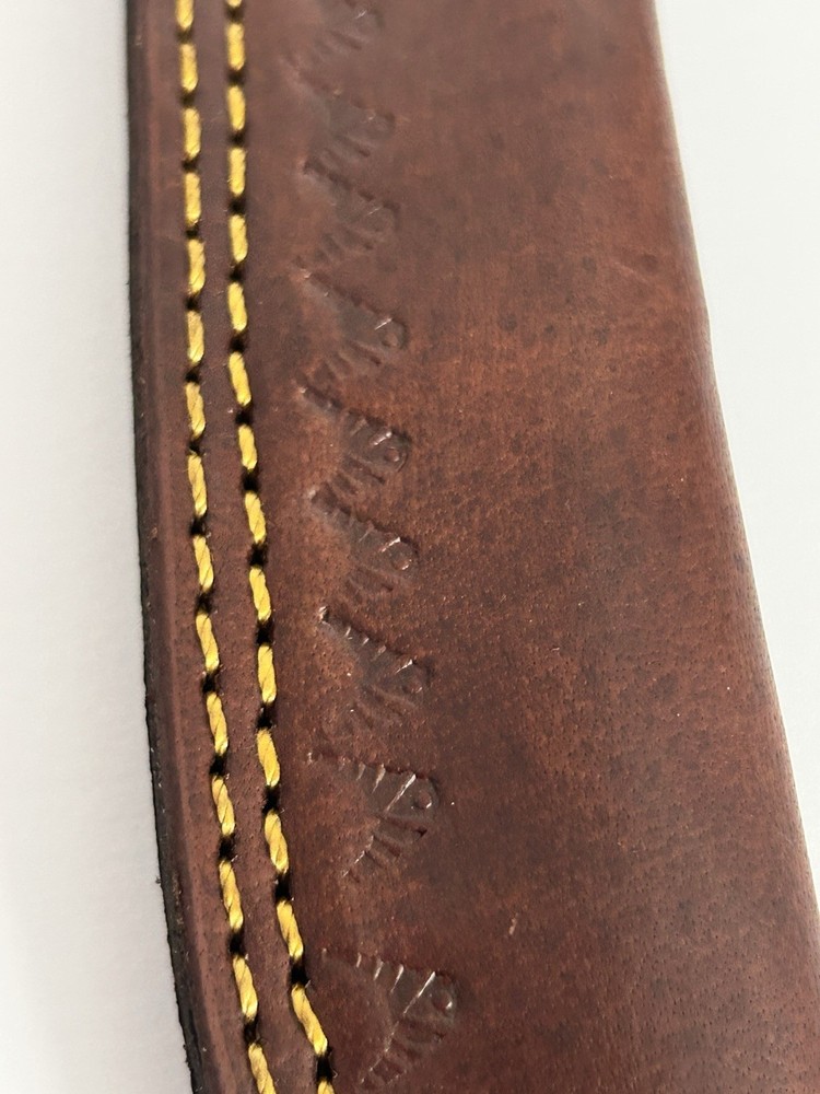 Brown Leather straight Fixed Blade Knife Sheath