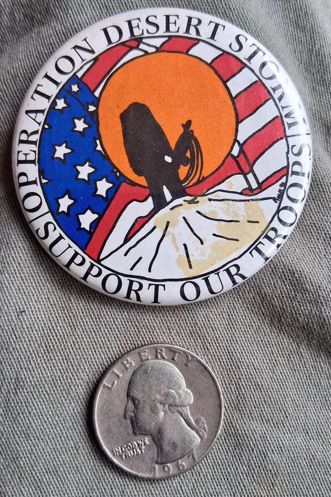 2 Operation Desert Storm Pins 1991