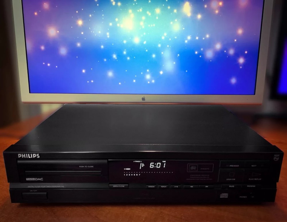 PHILIPS CD610 🌈RaRe🌈 Vintage Stereo CD/CDR Deck