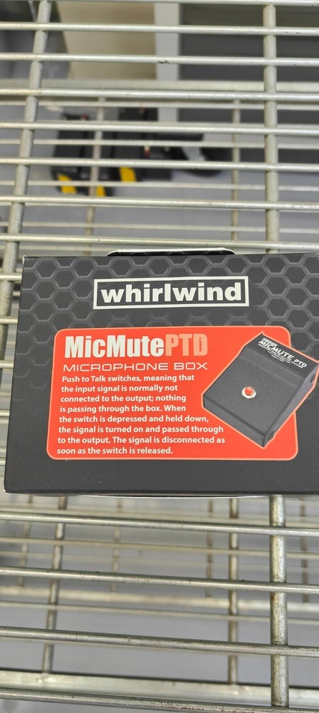 Whirlwind Micmute PT Push-to-Talk Switch (Pedal) *New