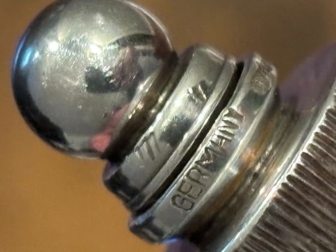 Tiffany & Co Sterling Silver Perfume Bottle - GERMANY - BARREL FLASK