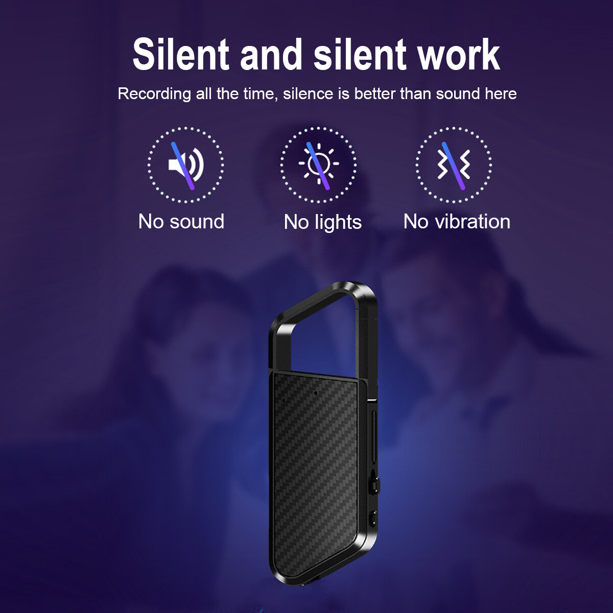 Mini Digital Hidden Spy Audio Voice Activated Recorder MP3 Small Smart Playback