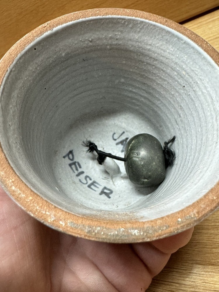 Bell Hand Made And painted ceramic bell.