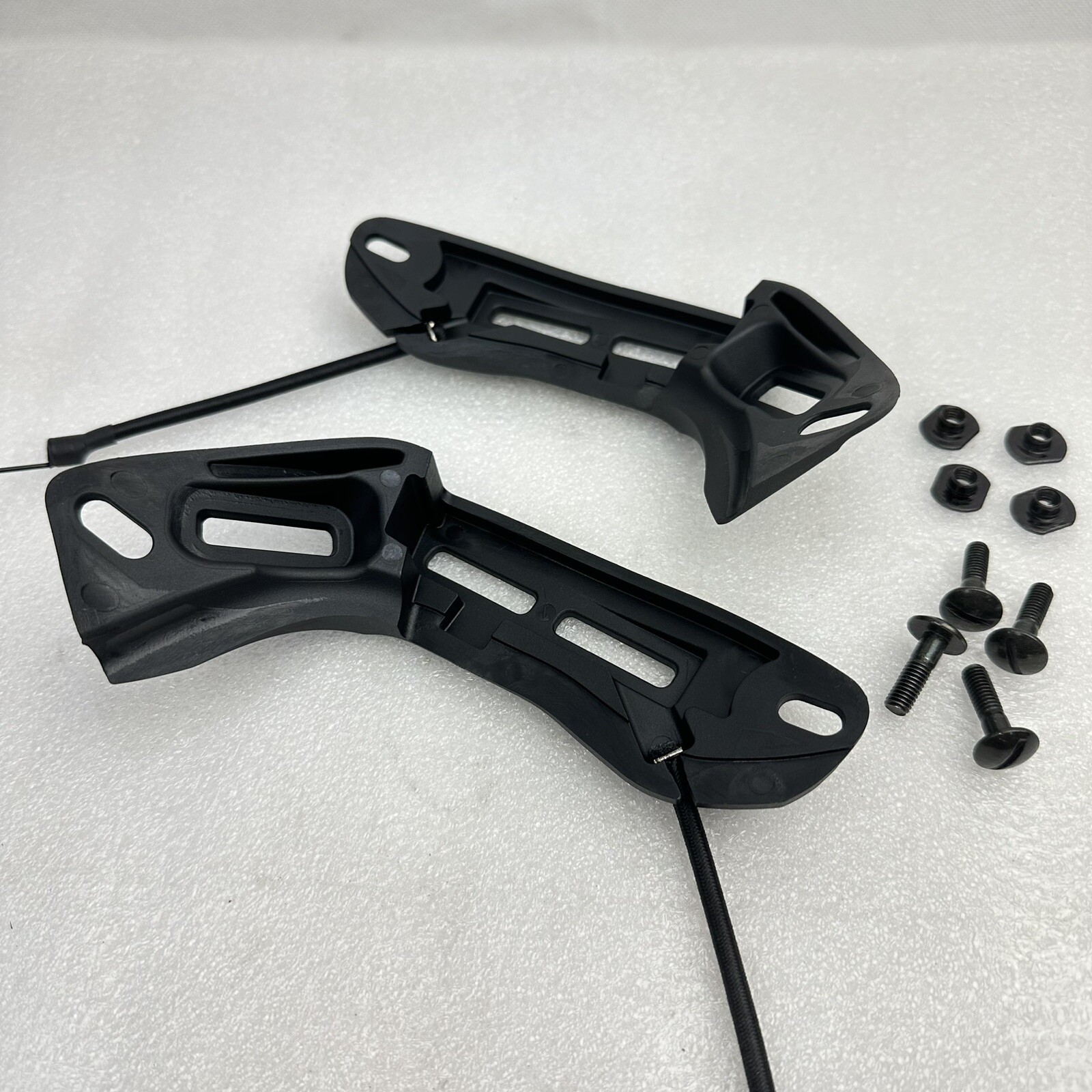 SWAT Black MLOK M-LOK Accessory Rails For Crye Airframe Ballistic Combat Helmet